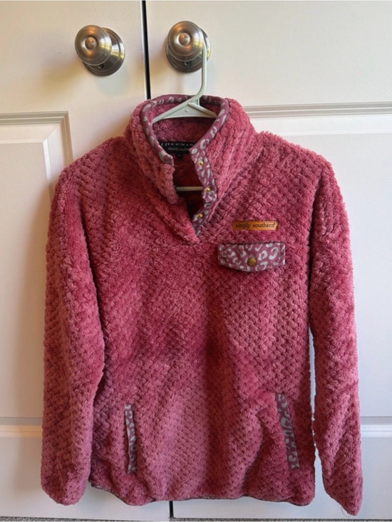 Simply Southern Sweaters - Simply Southern Cozy Plush Pullover Sweater - Dusty Rose